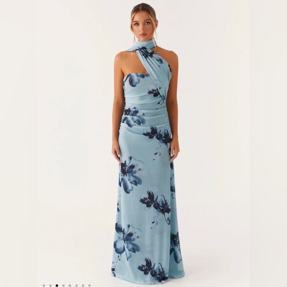 Peppermayo Dresses & Skirts - Peppermayo Blue Floral Fabric